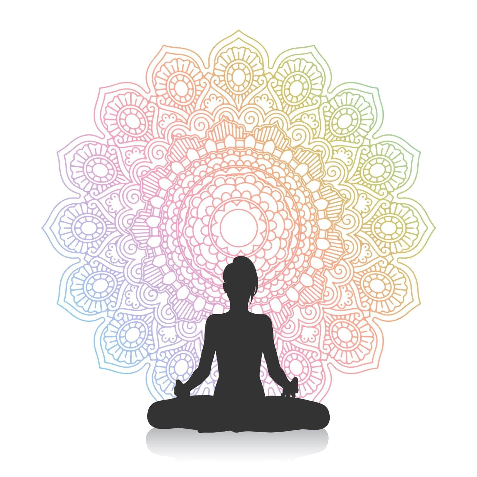 Person practising a grounded yoga pose outdoors